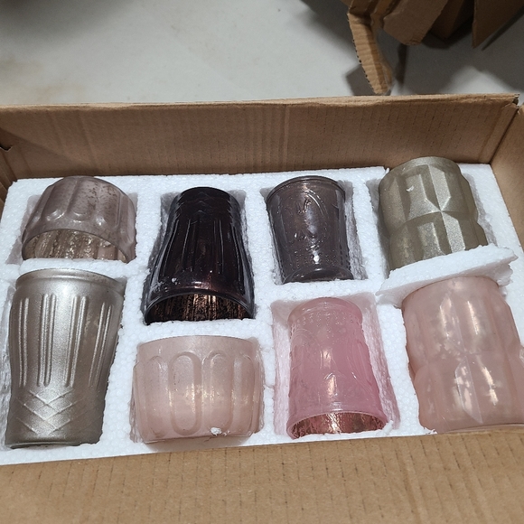 COPY - BHLDN Anthropologie blush nightfall votive, set of 8 - Picture 4 of 5